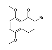 2-bromo-5,8-dimethoxy-3,4-dihydro-2H-naphthalen-1-one Structure