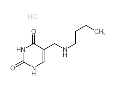 5-(butylaminomethyl)-1H-pyrimidine-2,4-dione结构式