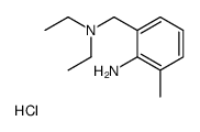 2-(diethylaminomethyl)-6-methylaniline,hydrochloride Structure