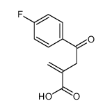 4-(4-fluorophenyl)-2-methylidene-4-oxobutanoic acid Structure
