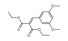 diethyl 2-(3,5-dimethoxybenzylidene)malonate Structure