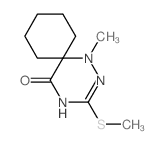1-Methyl-3-(methylthio)-1,2,4-triazaspiro[5.5]undec-3-en-5-one Structure