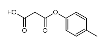 3-(4-methylphenoxy)-3-oxo-propanoic acid Structure