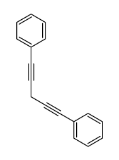 Benzene,1,1'-(1,4-pentadiyne-1,5-diyl)bis- Structure