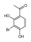 1-(3-bromo-2,4-dihydroxyphenyl)ethanone Structure