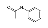 N-phenylacetamide anion结构式