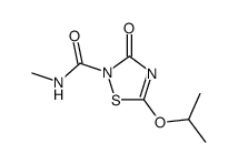 5-isopropoxy-3-oxo-3H-[1,2,4]thiadiazole-2-carboxylic acid methylamide Structure