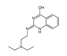 2-[2-(diethylamino)ethylamino]-1H-quinazolin-4-one结构式