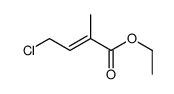 ethyl 4-chloro-2-methylbut-2-enoate结构式