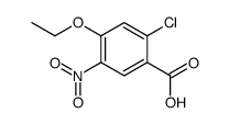 2-chloro-4-ethoxy-5-nitrobenzoic acid结构式