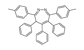 3,7-bis(4-methylphenyl)-4,5,6-triphenyl-4H-diazepine Structure