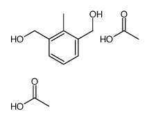 acetic acid,[3-(hydroxymethyl)-2-methylphenyl]methanol Structure