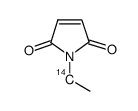 n-ethylmaleimide, [ethyl-1-14c]结构式