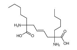 2,7-diamino-2,7-dipentyloct-4-enedioic acid结构式