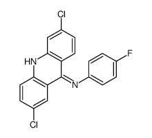 2,6-dichloro-N-(4-fluorophenyl)acridin-9-amine Structure