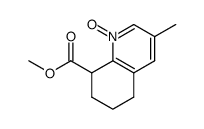 Methyl-3-methyl-5,6,7,8-tetrahydroquinoline-8-carboxylate-N-oxide结构式
