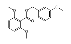 (3-methoxyphenyl)methyl 2,6-dimethoxybenzoate Structure