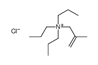 2-Methyl-N,N,N-tripropyl-2-propen-1-aminium Chloride structure