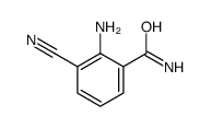 Benzamide, 2-amino-3-cyano- (9CI) Structure