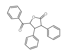 2(3H)-Furanone,5-benzoyldihydro-3,4-diphenyl- (9CI) Structure