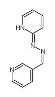 nicotinaldehyde 2-pyridinylhydrazone结构式