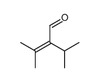 3-methyl-2-propan-2-ylbut-2-enal Structure