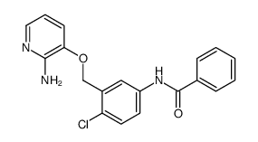 N-[3-[(2-aminopyridin-3-yl)oxymethyl]-4-chlorophenyl]benzamide Structure