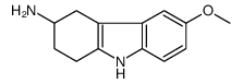 6-甲氧基-2,3,4,9-四氢-1H-咔唑-3-胺结构式
