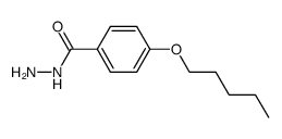 4-pentyloxy-benzoic acid hydrazide Structure