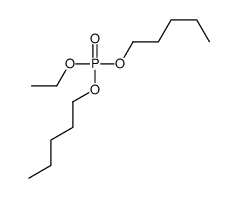 ethyl dipentyl phosphate Structure