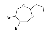 5,6-dibromo-2-propyl-1,3-dioxepane结构式