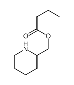 piperidin-2-ylmethyl butanoate结构式