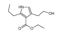 ethyl 4-(2-hydroxyethyl)-2-propyl-1H-pyrrole-3-carboxylate Structure