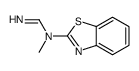 Methanimidamide, N-2-benzothiazolyl-N-methyl- (9CI) structure