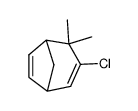 3-Chlor-4,4-dimethylbicyclo[3.2.1]octa-2,6-dien Structure