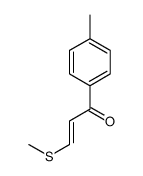 1-(4-methylphenyl)-3-methylsulfanylprop-2-en-1-one Structure