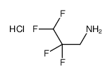 1-Propanamine, 2,2,3,3-tetrafluoro-, hydrochloride Structure