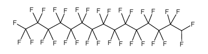 1H-PERFLUOROPENTADECANE 97 structure