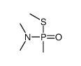 N-methyl-N-[methyl(methylsulfanyl)phosphoryl]methanamine Structure