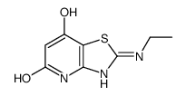 (9CI)-2-(乙基氨基)-7-羟基-噻唑并[4,5-b]吡啶-5(4H)-酮结构式