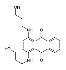 1,4-bis[(3-hydroxypropyl)amino]anthraquinone结构式