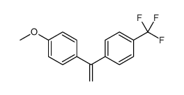 1-methoxy-4-[1-[4-(trifluoromethyl)phenyl]ethenyl]benzene结构式