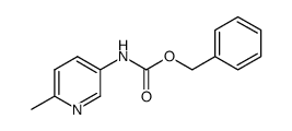 (6-methyl-pyridin-3-yl)-carbamic acid benzyl ester结构式