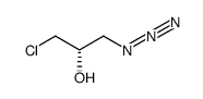 (2S)-1-azido-3-chloropropan-2-ol Structure