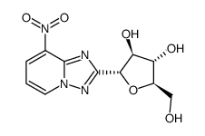 (1R)-1-(8-nitro-[1,2,4]triazolo[1,5-a]pyridin-2-yl)-D-1,4-anhydro-arabinitol Structure