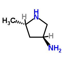 3-Pyrrolidinamine,5-methyl-,(3S,5S)-(9CI) Structure