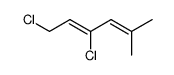 (E)-1,3-dichloro-5-methyl-2,4-hexadiene Structure