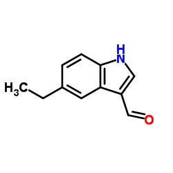 5-Ethylindole-3-carbaldehyde Structure