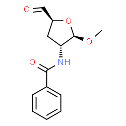 beta-D-erythro-Pentodialdo-1,4-furanoside, methyl 2-(benzoylamino)-2,3-dideoxy- picture