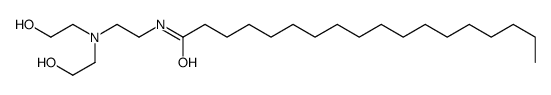 N-[2-[bis(2-hydroxyethyl)amino]ethyl]octadecanamide结构式